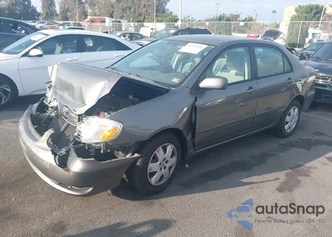 2007 Toyota Corolla Le из США, поврежденный, VIN 2T1BR32E67C728656